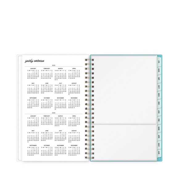 Blue Sky Bee and Daisy Planner - Blue and Yellow - Picture 6 of 8
